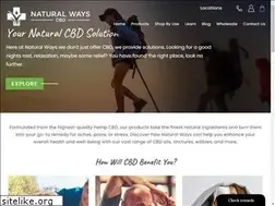 Sites similar to naturalwayscbd.com