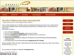 Sites similar to naturbauhof.de