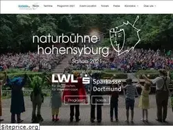Sites similar to naturbuehne.de