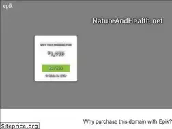Sites similar to natureandhealth.net