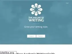 Sites similar to natureofwriting.com