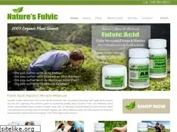 Sites similar to naturesfulvic.com