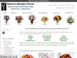 Sites similar to natureswondersflorist.com