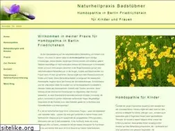 Sites similar to naturheilpraxis-badstuebner.de