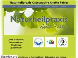 Sites similar to naturheilpraxis-fehler.de