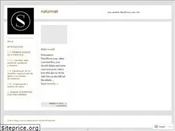 Sites similar to naturmat.wordpress.com