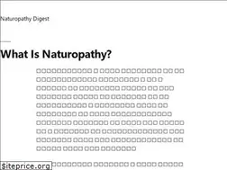 Sites similar to naturopathydigest.com