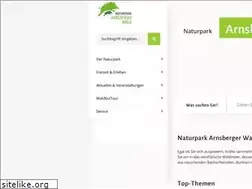 Sites similar to naturpark-arnsberger-wald.de