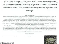 Sites similar to naturraumpaedagogik.de