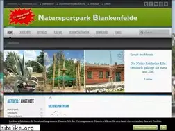 Sites similar to natursportpark-blankenfelde.de