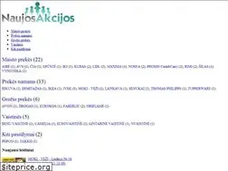 Sites similar to naujosakcijos.lt