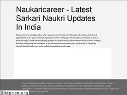 Sites similar to naukaricareer1.blogspot.com