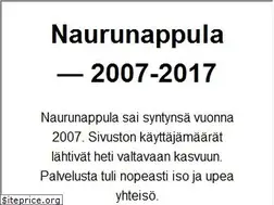 Sites similar to naurunappula.com