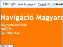 Sites similar to navigacio-magyaritas.com