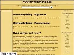 Sites similar to navnebetydning.dk