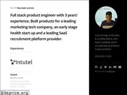 Sites similar to navneet.xyz
