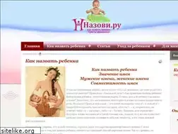 Sites similar to nazovi.ru