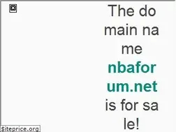 Sites similar to nbaforum.net