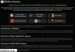 Sites similar to nbastreams.me