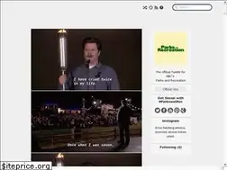 Sites similar to nbcparksandrec.tumblr.com