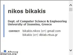 Sites similar to nbikakis.com