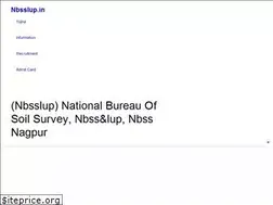Sites similar to nbsslup.in