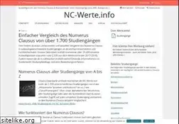 Sites similar to nc-werte.info
