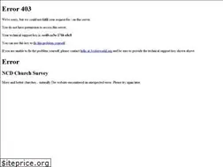 Sites similar to ncdchurchsurvey.org