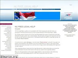 Sites similar to ncfreelegalhelp.org