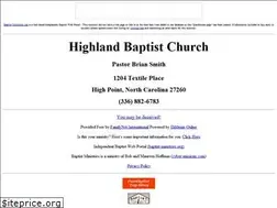Sites similar to nchighlandbaptist.com