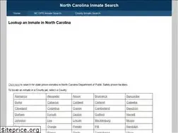 Sites similar to ncinmatesearch.org