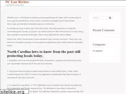 Sites similar to nclawreview.net