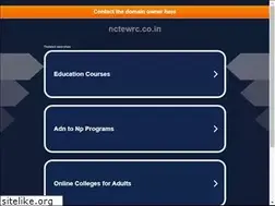 Sites similar to nctewrc.co.in