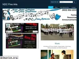 Sites similar to ndcfinearts.ca