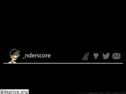 Sites similar to nderscore.com