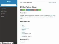 Sites similar to ndex2.readthedocs.io