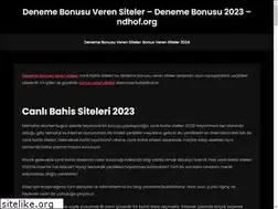 Sites similar to ndhof.org