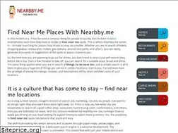 Sites similar to nearbby.me