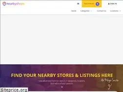 Sites similar to nearbyshops.in