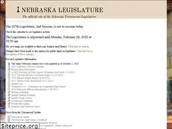 Sites similar to nebraskalegislature.gov