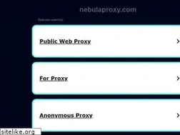 Sites similar to nebulaproxy.com