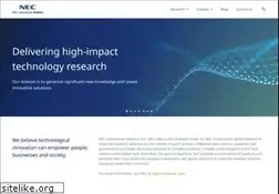 Sites similar to nec-labs.com