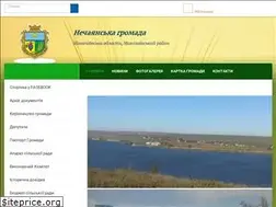 Sites similar to nechayanska-gromada.gov.ua