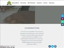 Sites similar to neco.gov.ng