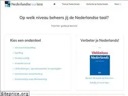 Sites similar to nederlandsetaaltest.nl