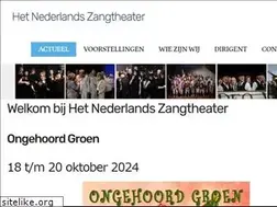 Sites similar to nederlandszangtheater.nl