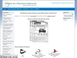 Sites similar to needanownersmanual.com