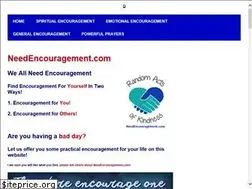 Sites similar to needencouragement.com