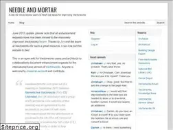 Sites similar to needleandmortar.com