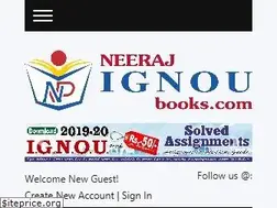 Sites similar to neerajignoubooks.com